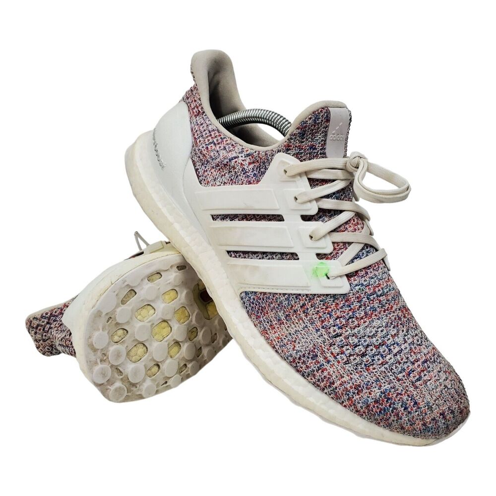 ADIDAS Shoes ULTRABOOST 4.0 Womens Size 10.5 White Multicolor Running DB3198